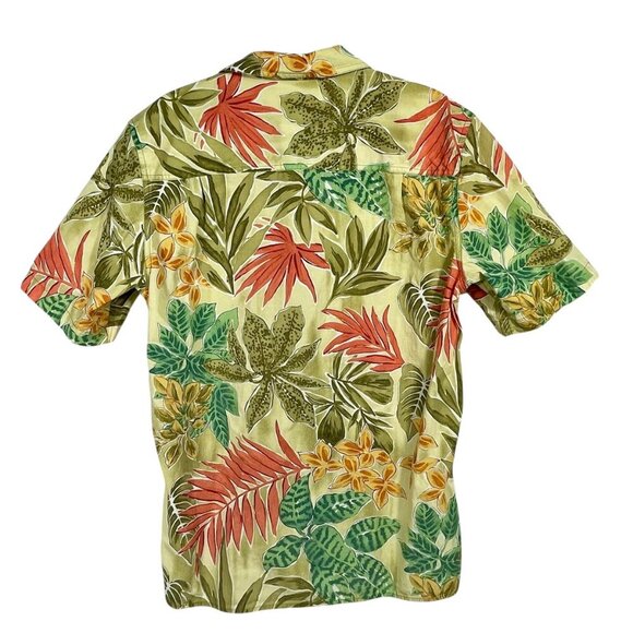 The Territory Ahead Tropical Print Short Sleeve Button Down Camp Shirt Size M - Picture 3 of 11